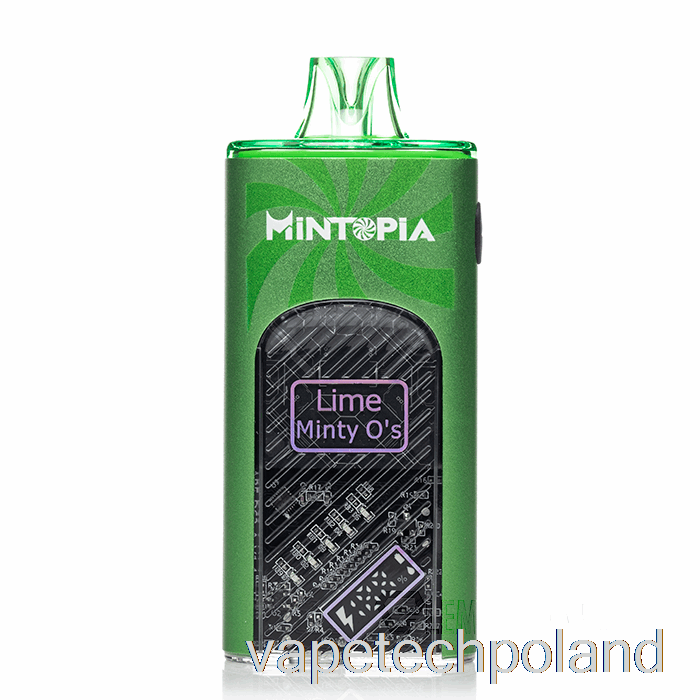 Vape Pod Mintopia Turbo 9000 Jednorazowy Limonkowy Minty Os